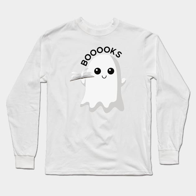 Ghost Books Long Sleeve T-Shirt by oneduystore